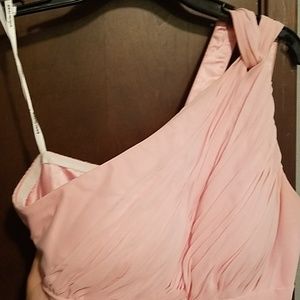 Petal pink Donna Morgan semi formal dress